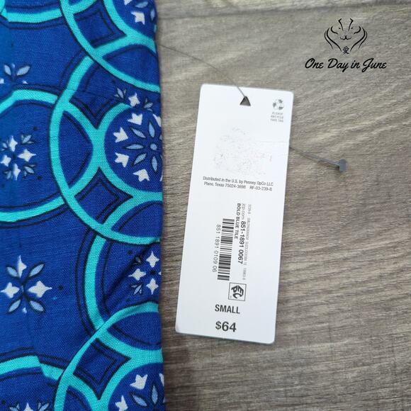 Liz Claiborne Linen Sleeveless Button Front Dress Size S - Picture 4 of 7